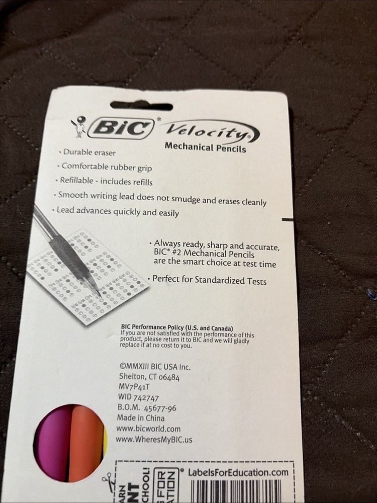 BIC Velocity Mechanical Pencil Refillable Medium Point (0.7 mm) 4-Count #2