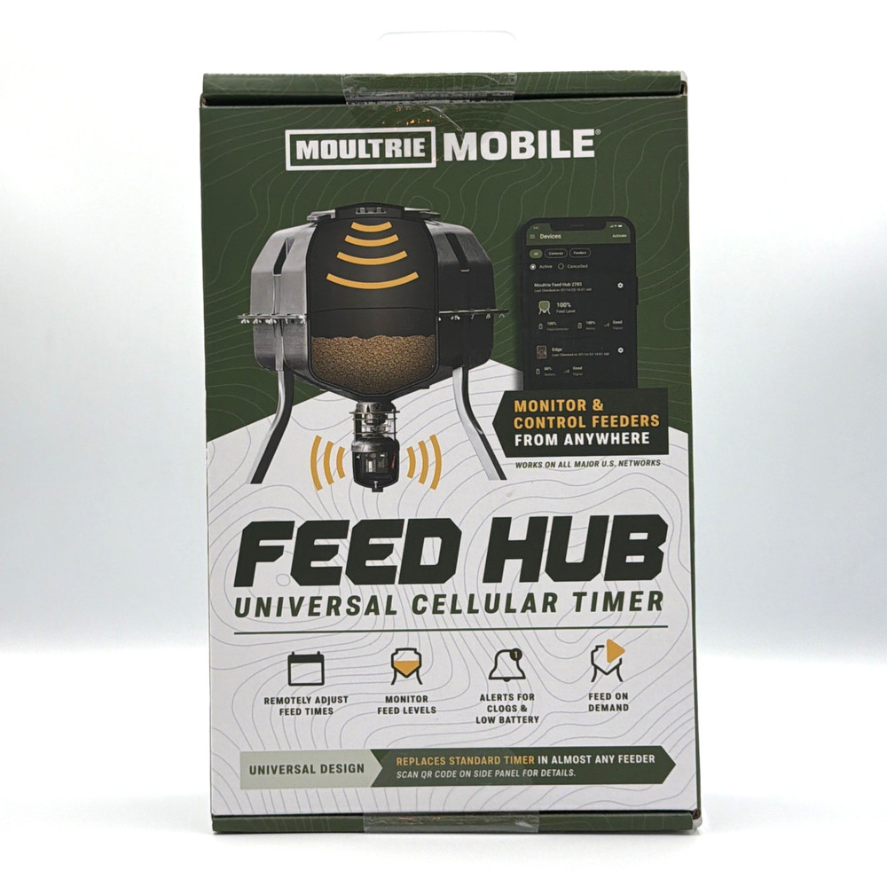 Moultrie Feed Hub - Universal Cellular Timer - Feed Level Detector **NEW**
