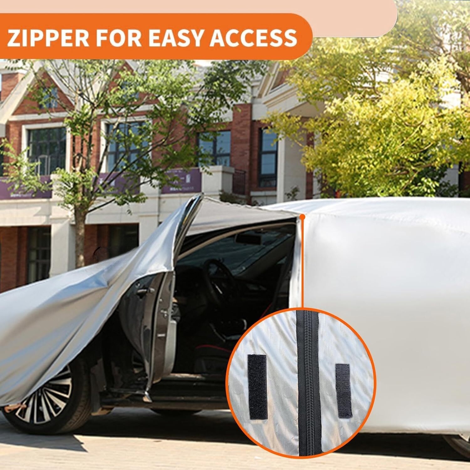 420D Universal 210 inch Waterproof Pickup Truck Car Cover All Weather Protection