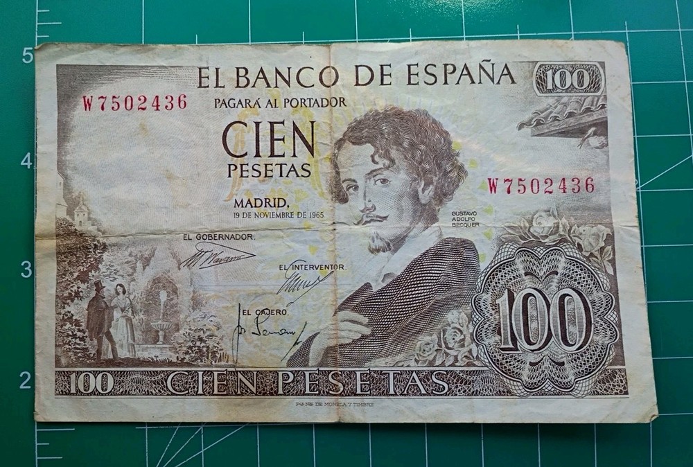 Spain 100 Pesetas 1965