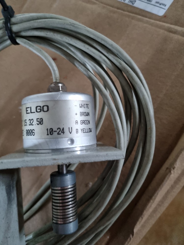 used/tested ELGO encoder 15.32.50 Inkrementalgeber Rotary encoder
