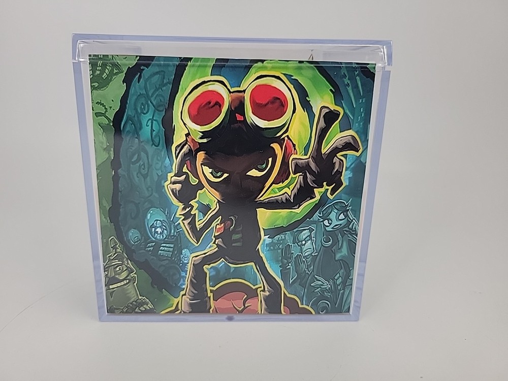 Psychonauts 3D Cube Handmade Diorama PS2/Xbox Video Game Shadowbox