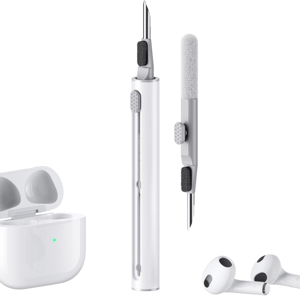 AirPods Cleaning Kit Pen for Pro 1 2 3 Multi-Function Brush Tool White
