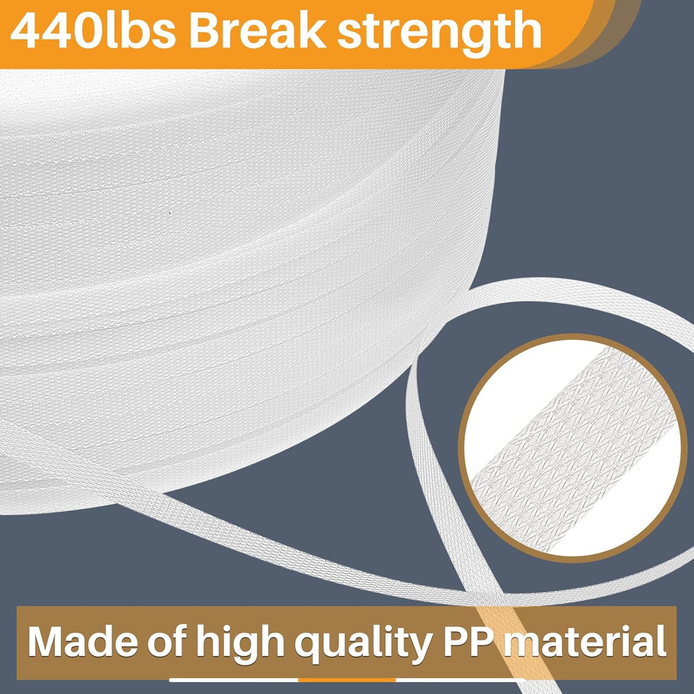 1/2 Inch Strapping, Polypropylene (PP) Heavy Duty Poly Packaging Strapping Roll