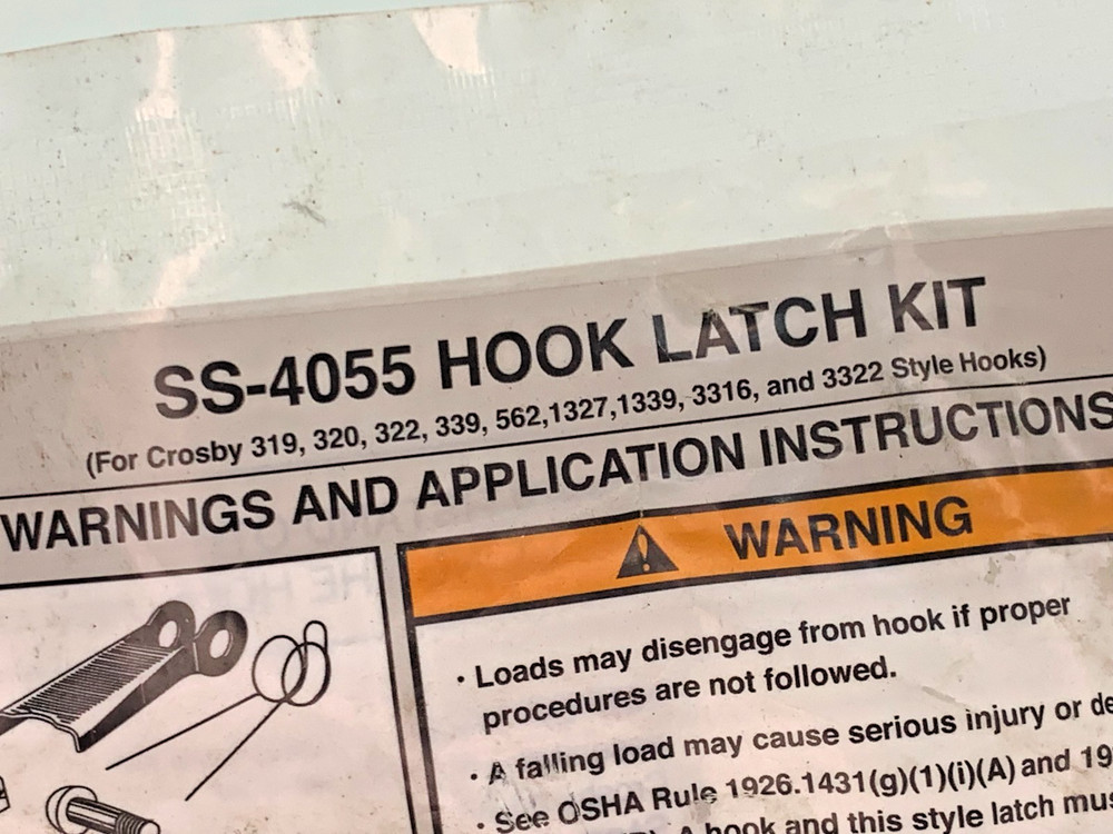 Crosby SS-4055 Hook Latch Kit