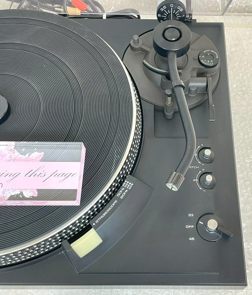 Technics SL-2000 Direct Drive Turntable Record Player Tested Japan