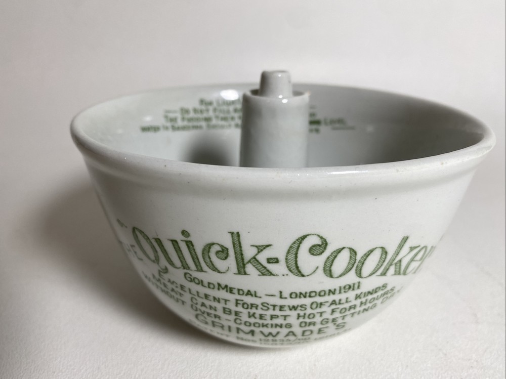 Vintage Grimwades Ceramic Quick Cooker Pudding England