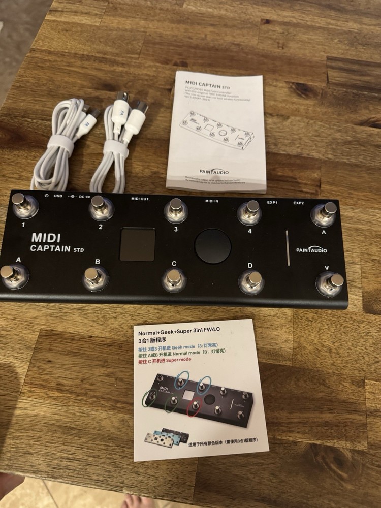 Paint Audio MIDI Captain STD Source Controller, Black 10 Buttons