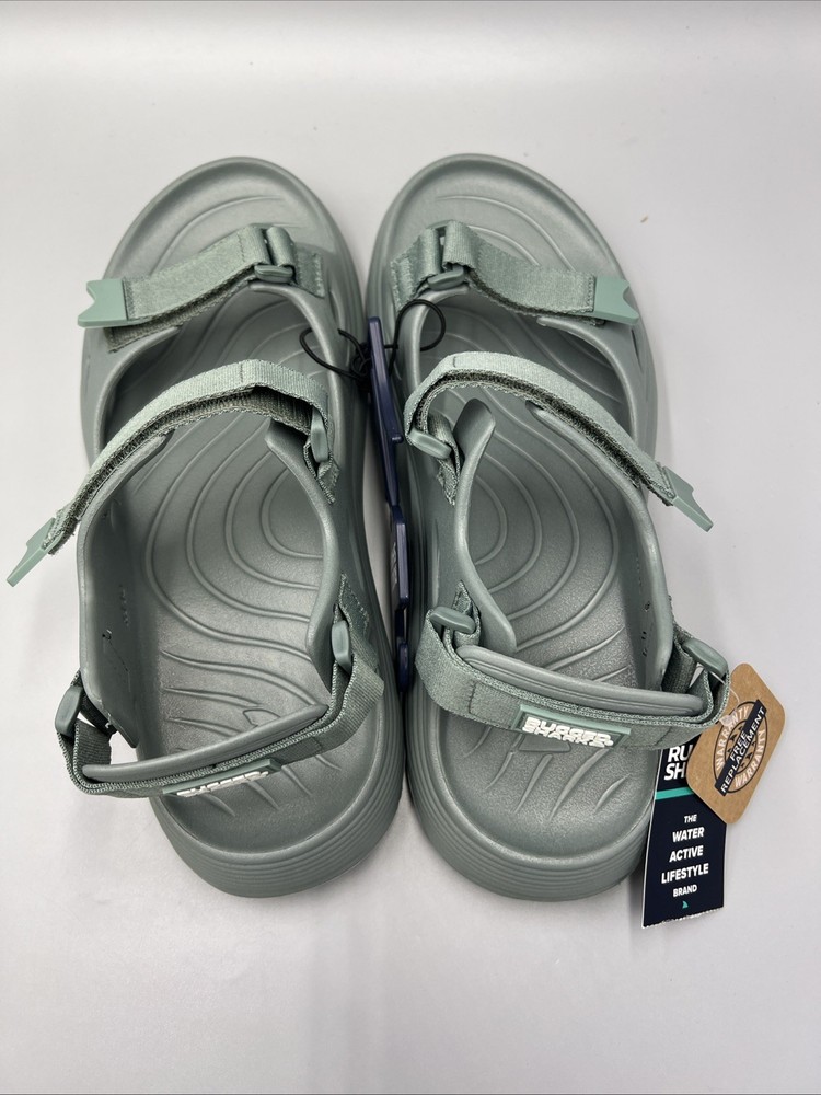 Rugged Shark The River Strap Sandals, Water Resistant, Adjustable. Men's Sz 12