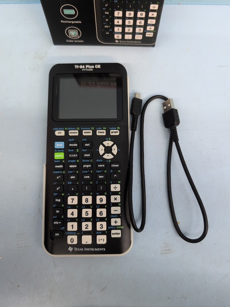 Texas Instruments TI-84 Plus CE Python Graphing Calculator Matte-matic Black