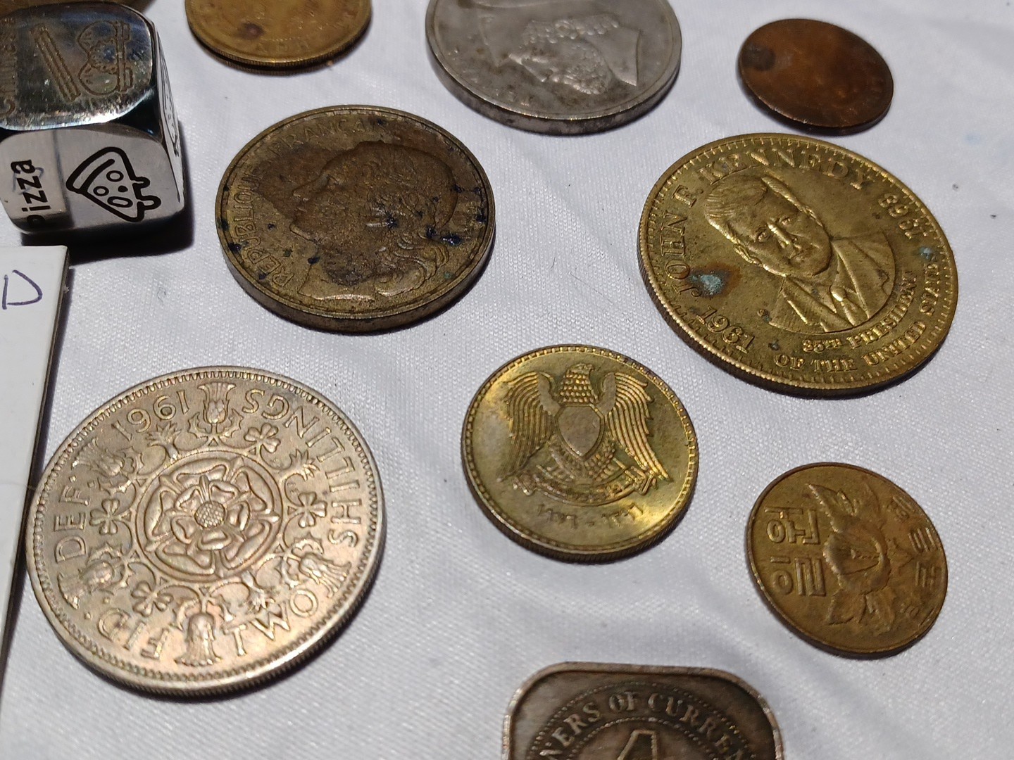 Coins, Tokens, And A Dye~