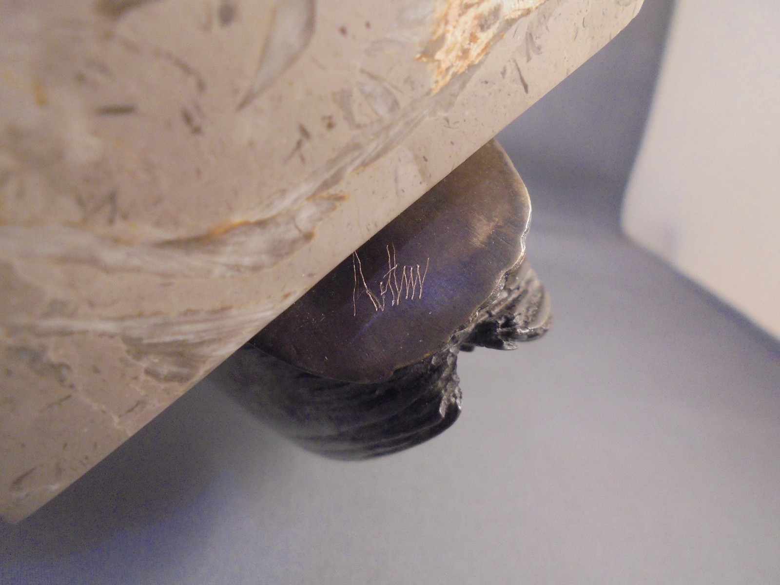 Brian Arthur Bronze on Marble Pelican Sculpture Figure 5 1/4" Total Height