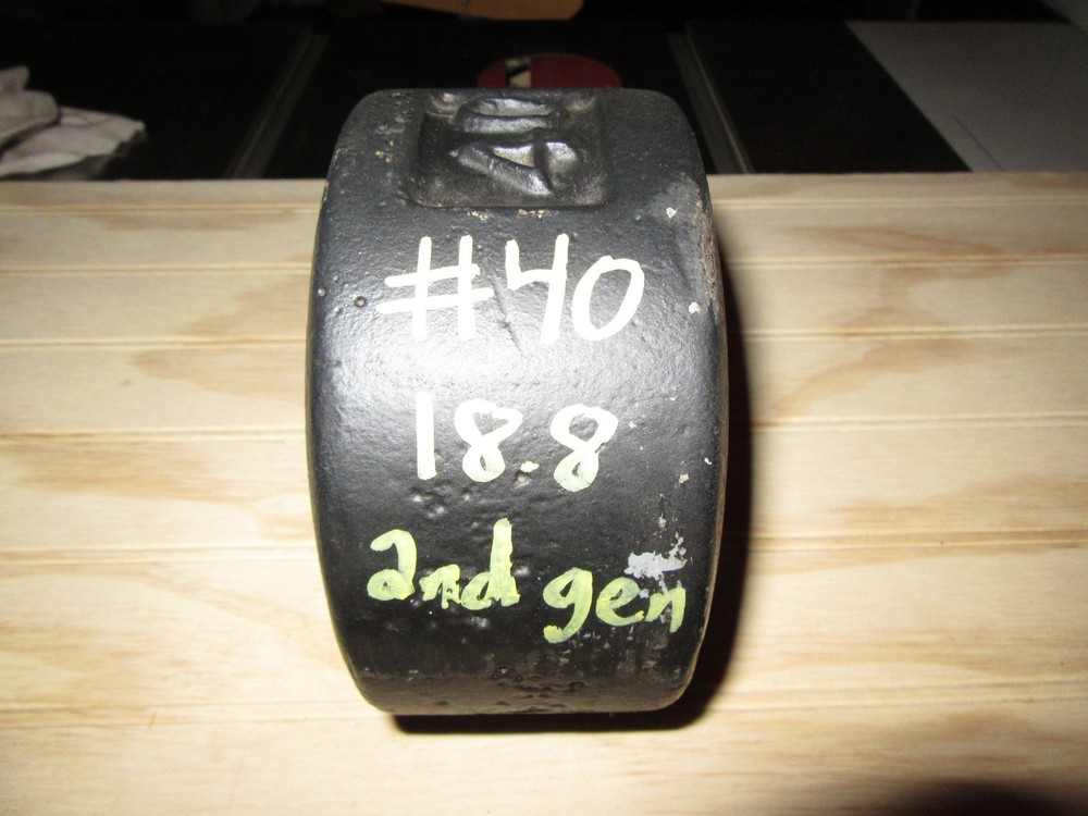 YORK Roundhead Half 40 Pound Blob Grip Number Side 2nd Generation