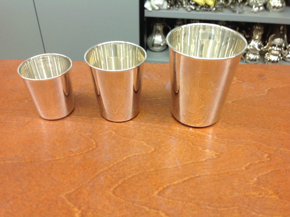 Sterling Silver 925 Baptism Cup, Large Size, New