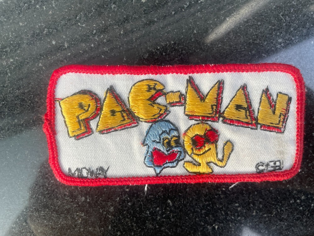Pac Man Midway Pacman 1991 Vtg Patch