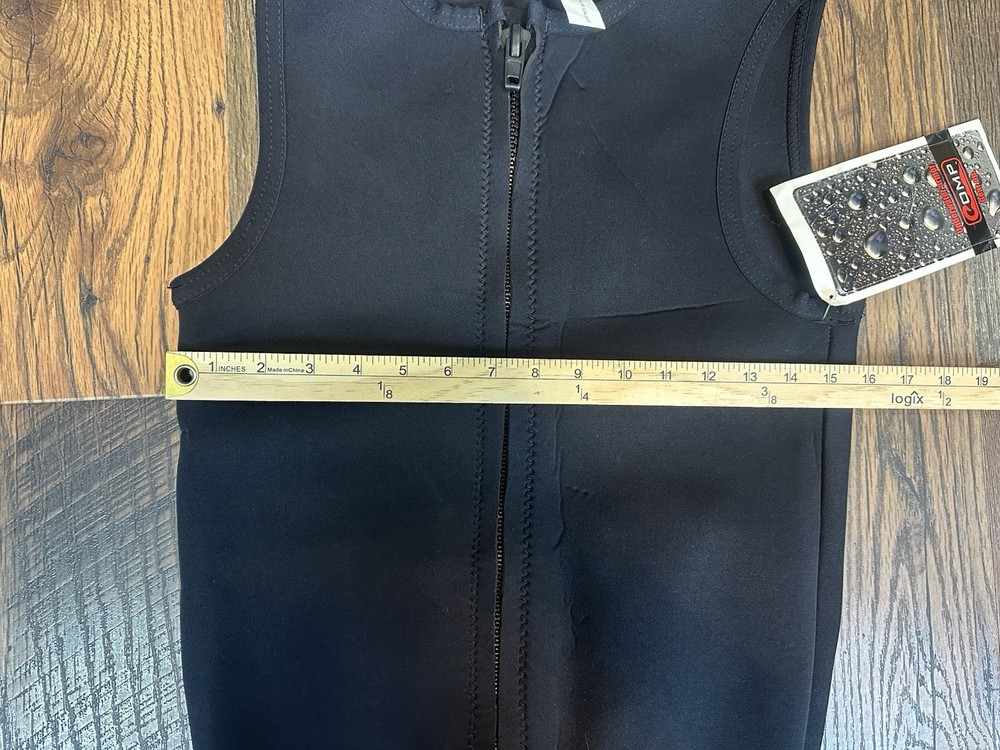 Comp Dive Vest 2mm Front Zip Black L