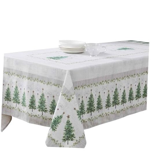 - Tablecloth, Tabletop Accessories, Christmas 84" x 60" (Rectangular)