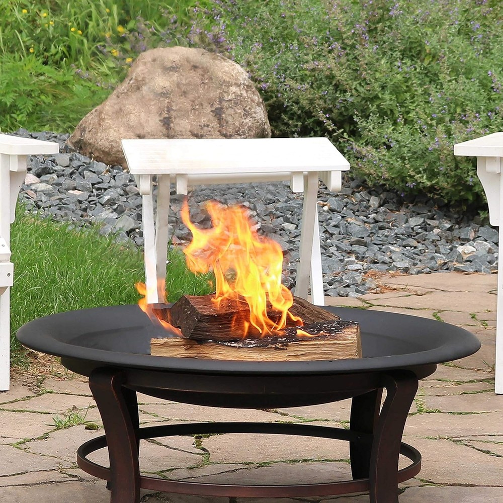 Outdoor Fire Pit Bowl Replacement Insert for DIY Ring or Existing Stand