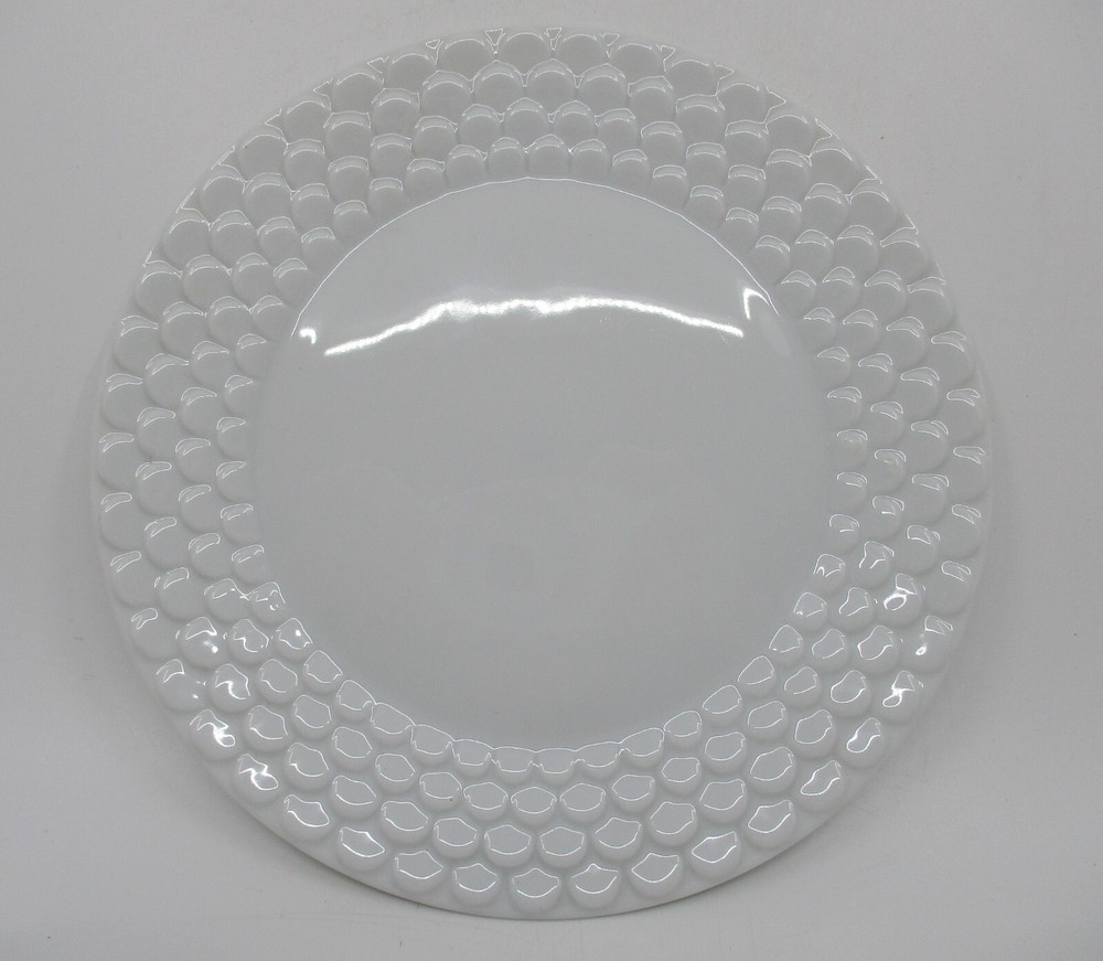 L'OBJET AEGEAN WHITE BREAD & BUTTER PLATE - 6 3/8" 1008C