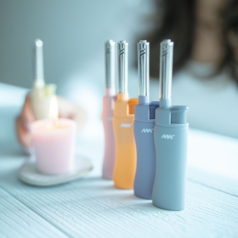 10-PACK MK Lighter Range Series, Pastel Set, Windproof (00841)