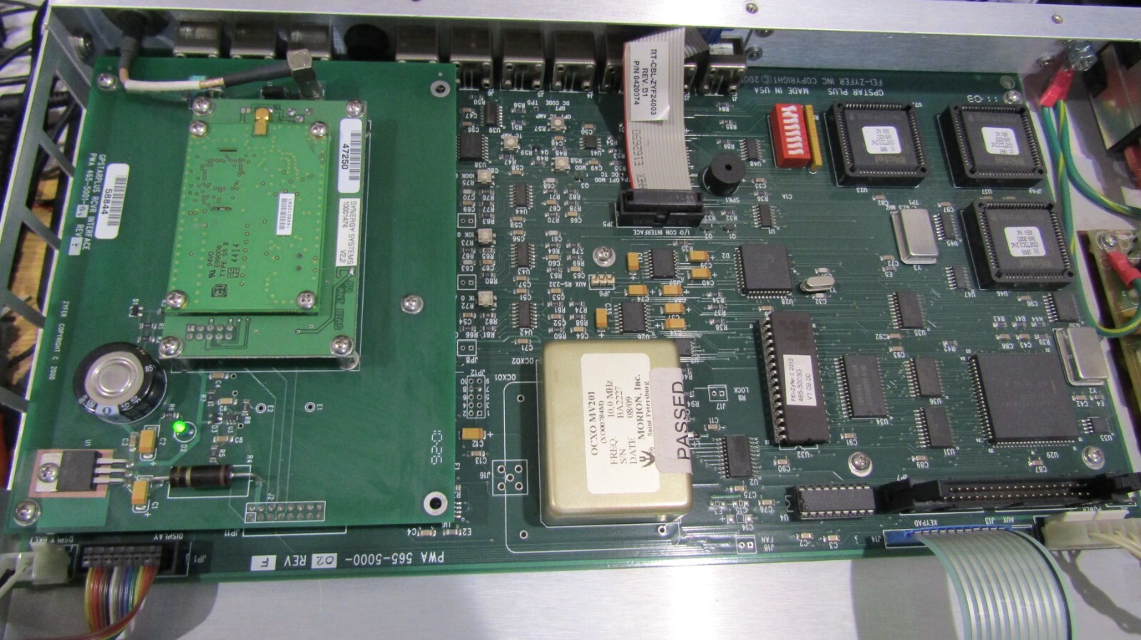 FEI-ZYFER GPStarplus 565 time frequency system GPSDO, Trimble GPS, Morion MV201