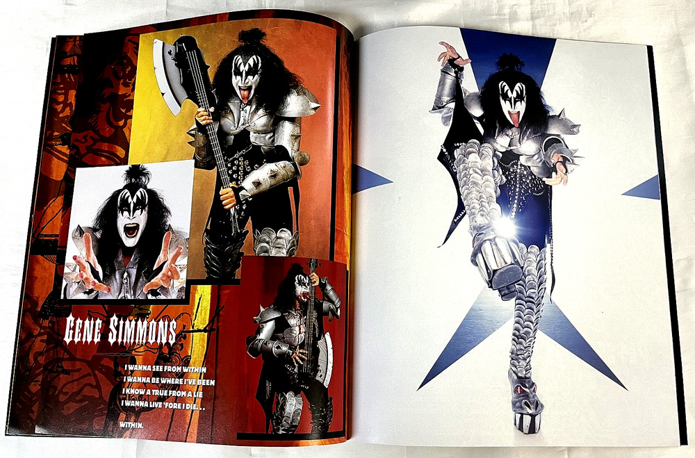 KISS Dodger Stadium October 1998 Psycho Circus Tourbook Program 3-D Glasses Ace