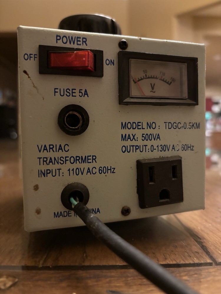 ⭐️Machine TDGC – 0.5KM⭐️500VA Variable Output AC Converter⭐️Untested⭐️
