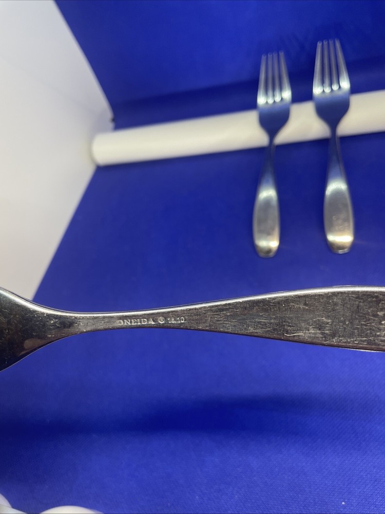 Oneida STAFFORD Stainless 18/10 Dinner Forks Mirror Silverware Flatware Lot 3