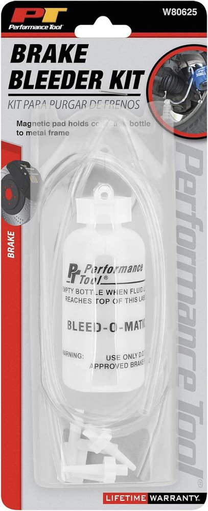 Performance Tool Brake Bleeder Kit