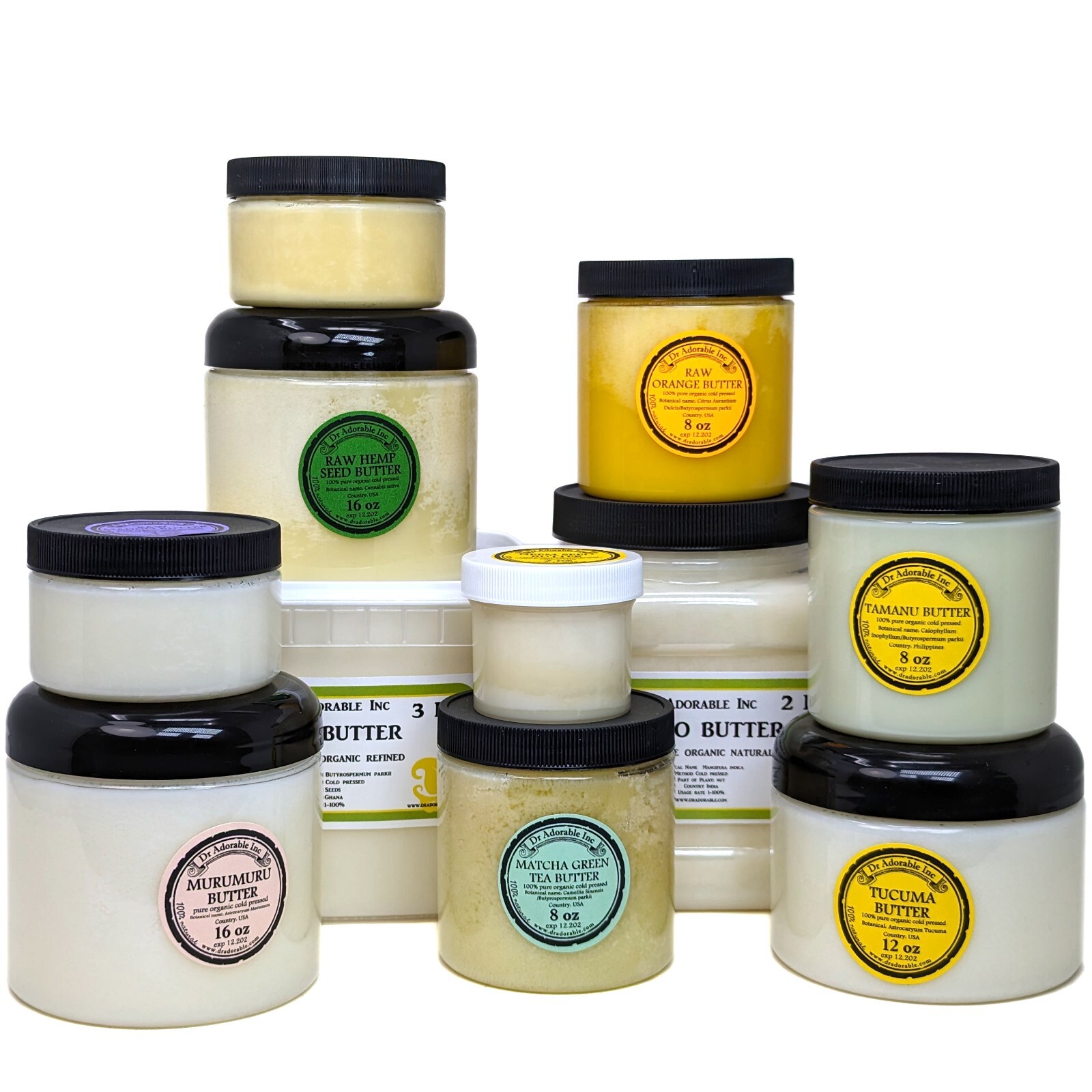 RAW ORGANIC NATURAL FRESH BUTTERS 2 OZ 4 OZ 8 OZ- UP TO 12 LB