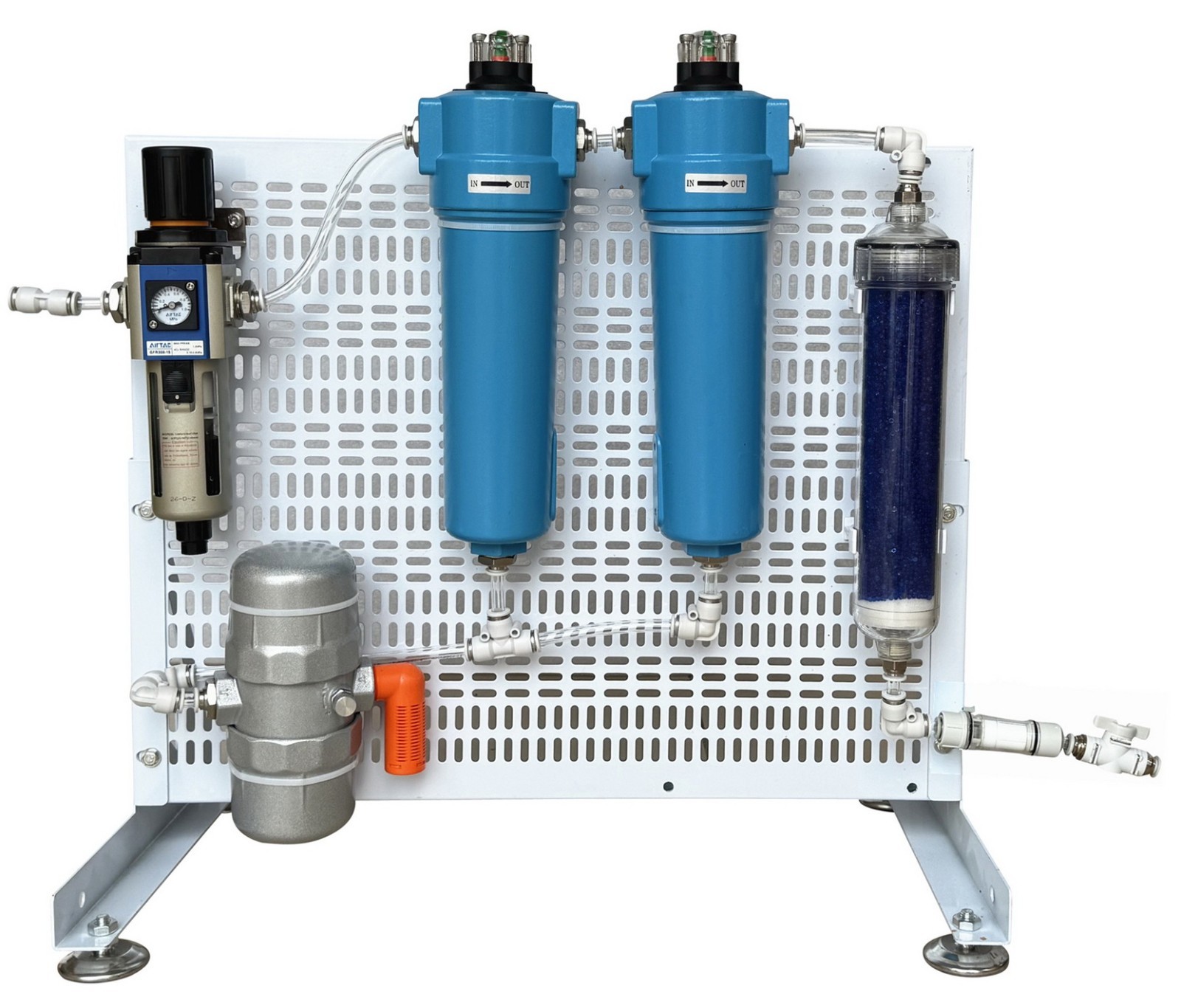 Industrial Air compressor Filter System with Regulator for Dry and Clean Air