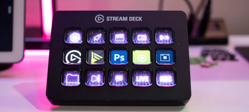 Elgato Stream Deck Live Content Creation Controller - Black, 15 Keys