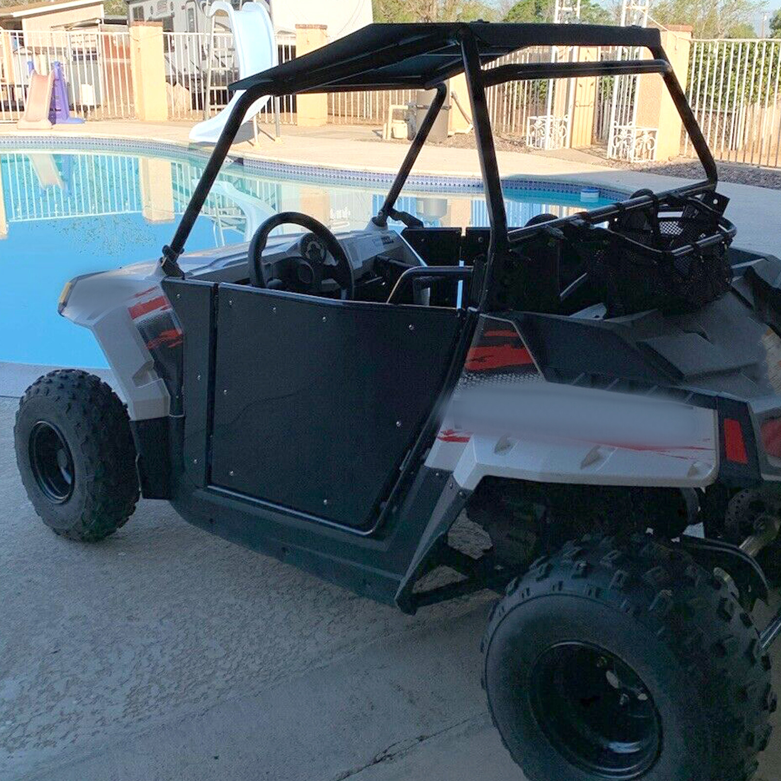 Cab Doors Set For 09-22 Polaris RZR 170 UTV Powder Coated Aluminum