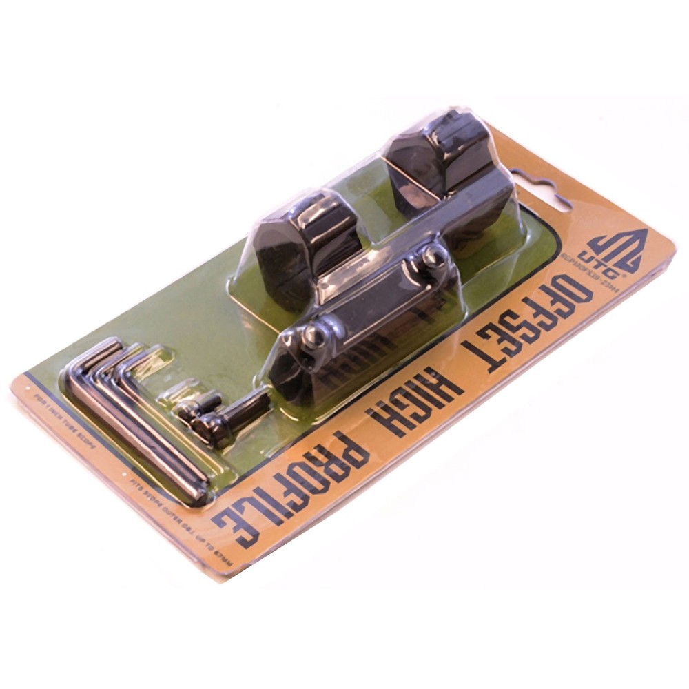 UTG 1" Bidirection Offset Integral Dovetail Mount, Hex Screw, High Profile