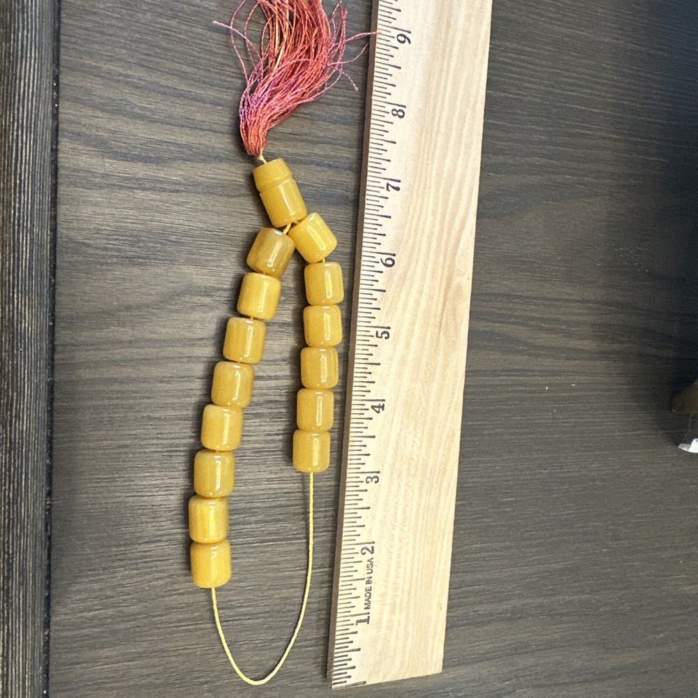 Vintage Butterscotch Bakelite Prayer Beads