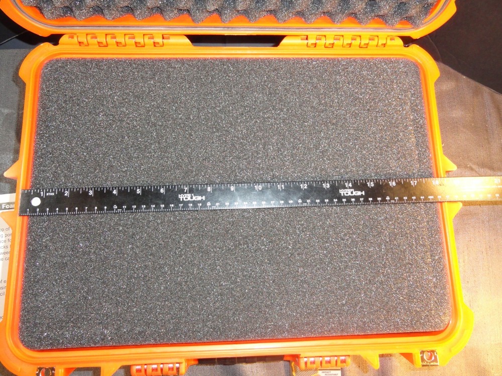 APACHE 4800 WEATHERPROOF PROTECTIVE HARD CASE CAMERA WEAPON ORANGE 19x13x7