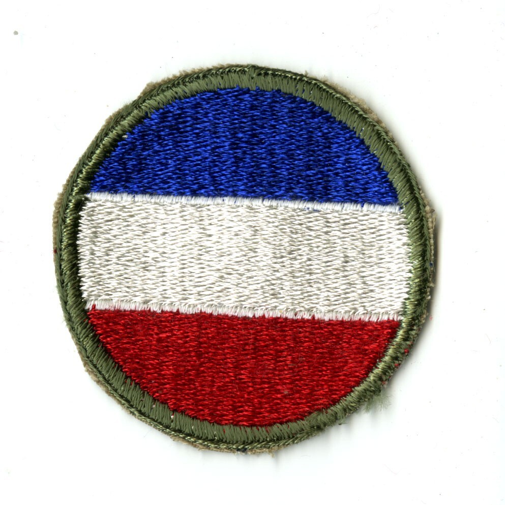 Army Ground Forces White Back Patch WWII Original