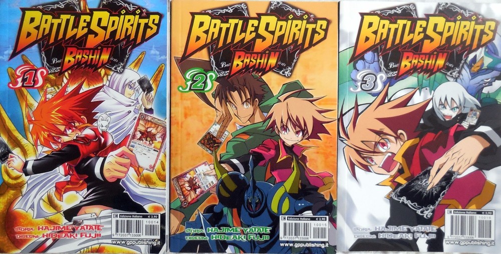 BATTLE SPIRITS BASHIN SEQUENCE 1-3 GP MANGA COMIC