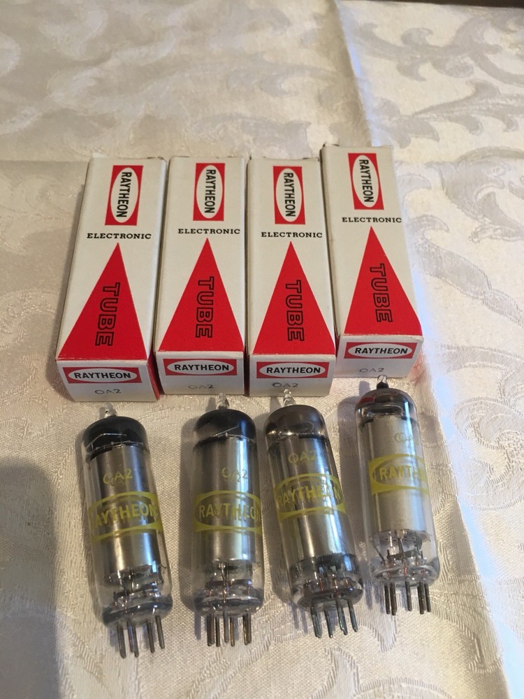 RAYTHEON 0A2  TUBES  ** NOS **