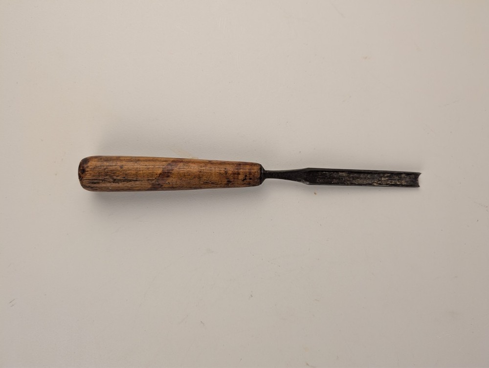 Vintage Wood Working Chisel Wood Handle