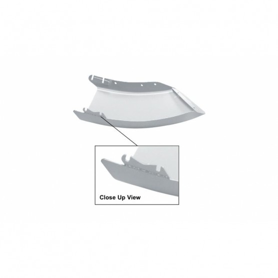 Freightliner M2 (112) Bumper End - 28.35" - Driver - Painted