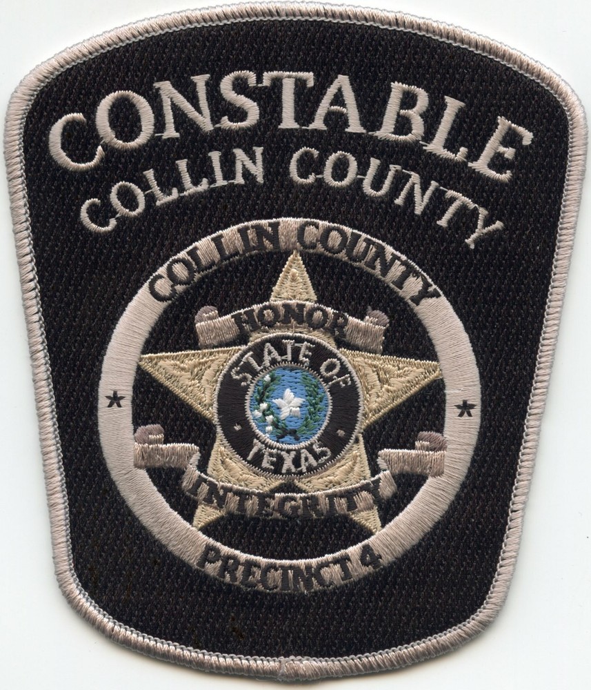COLLIN COUNTY TEXAS TX Precinct 4 Style #B CONSTABLE sheriff police PATCH