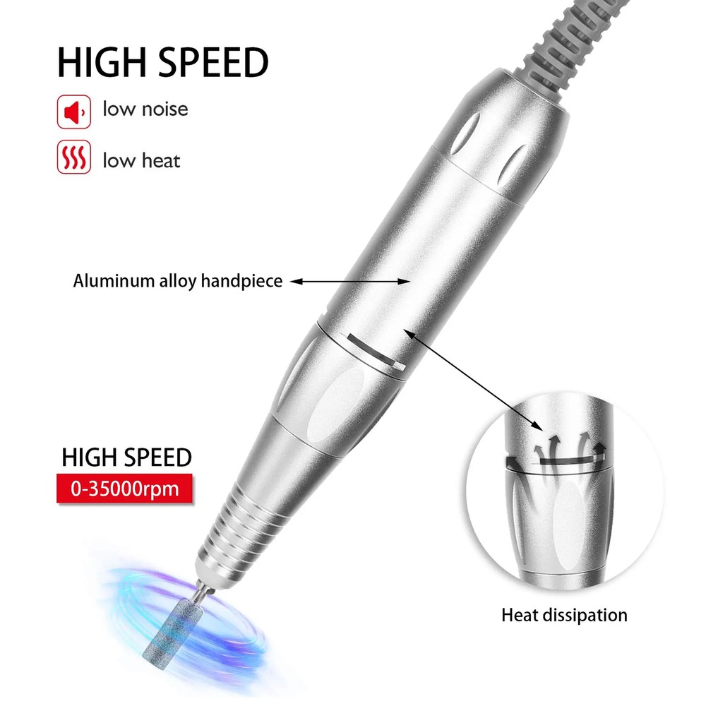 Nail Drill Replacement Handle Manicure Tool Replacement Handle for Electric Nail