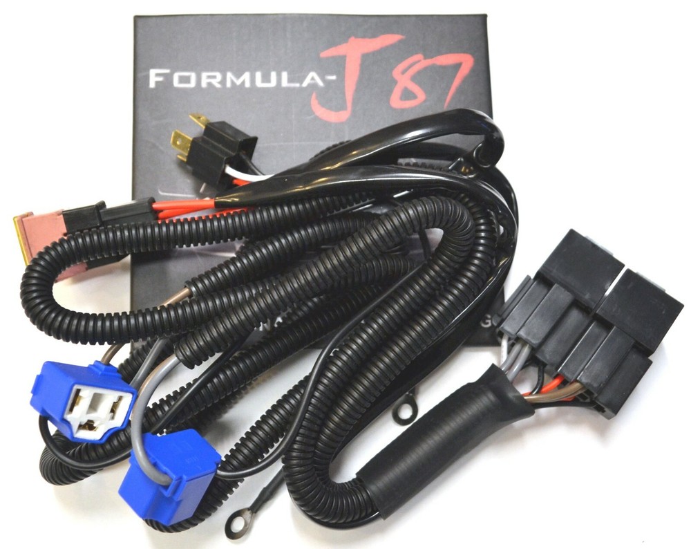 Relay Wire Harness 30A A 9003 H4 Head Light Replacement Ceramic Connector Plug