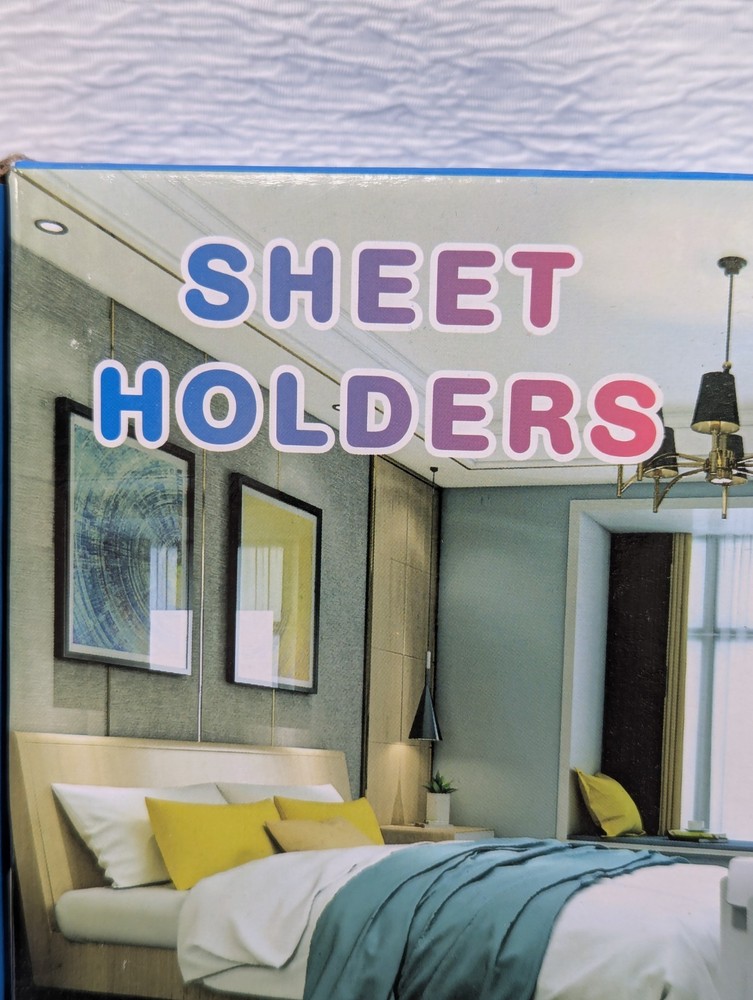 Sheet Holders for Bed Corners Fasteners Keep Sheets Secure Sheet Holders