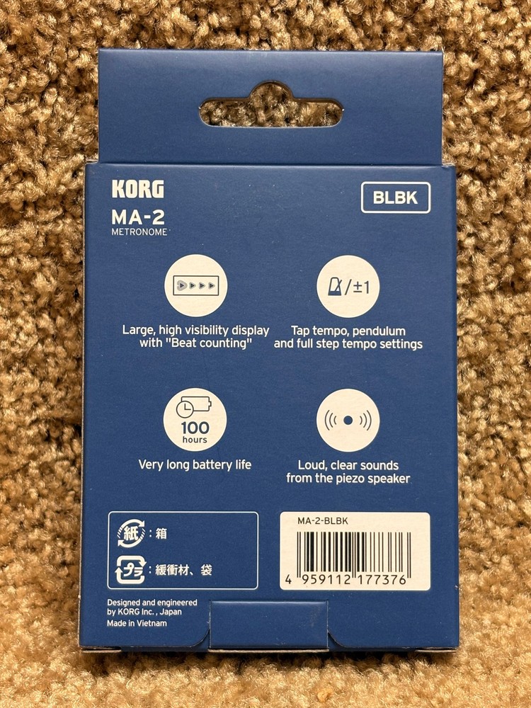 Korg MA-2 Digital Metronome Blue