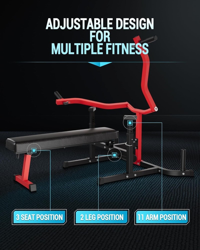 Chest Press Machine 1250 Lbs Bench Press Machine Adjustable Bench Workouts Gym