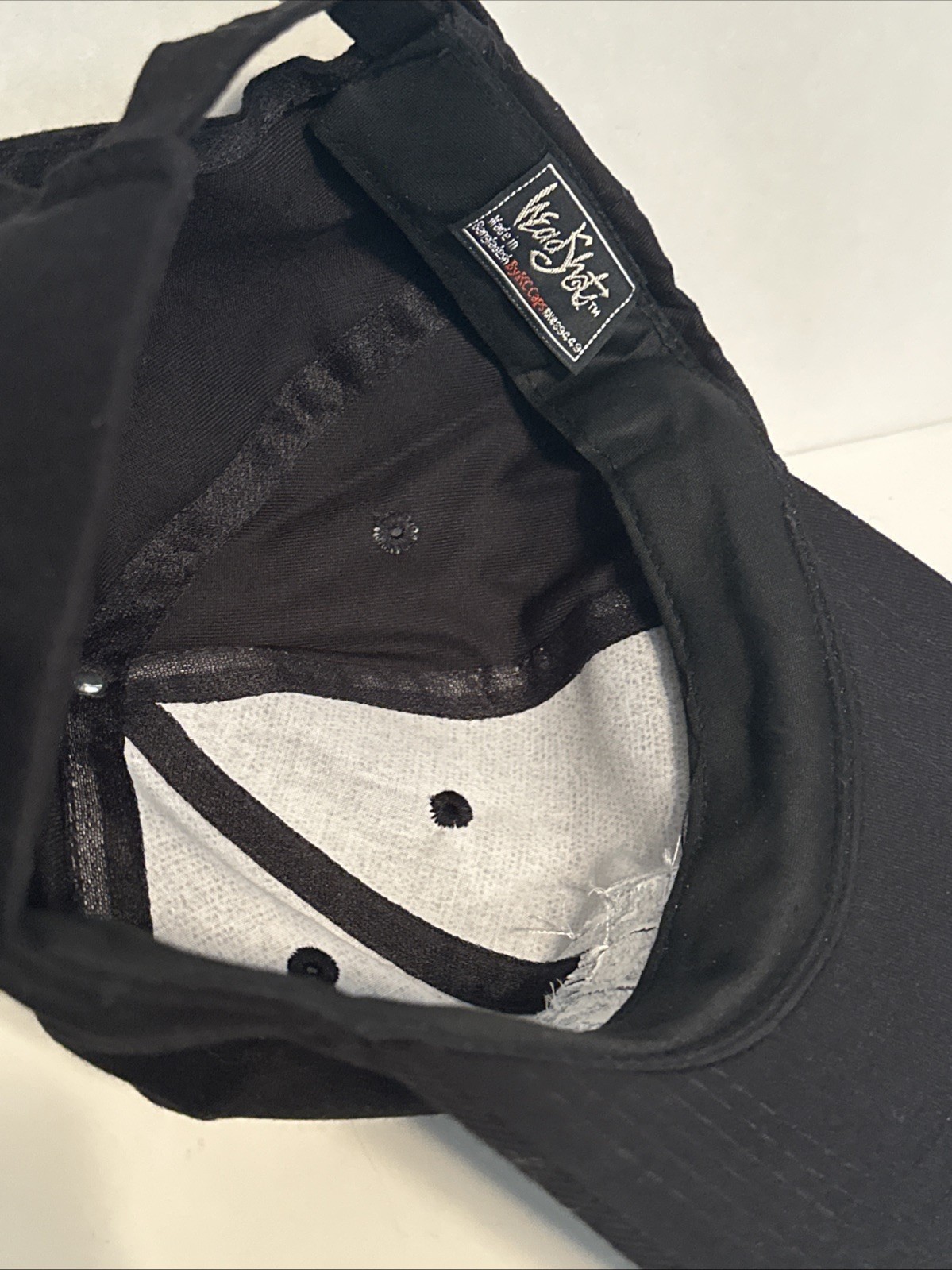 Vtg MOUNTAIN DEW Employee Hat Cap by Head Shots One Size Adjustable RARE