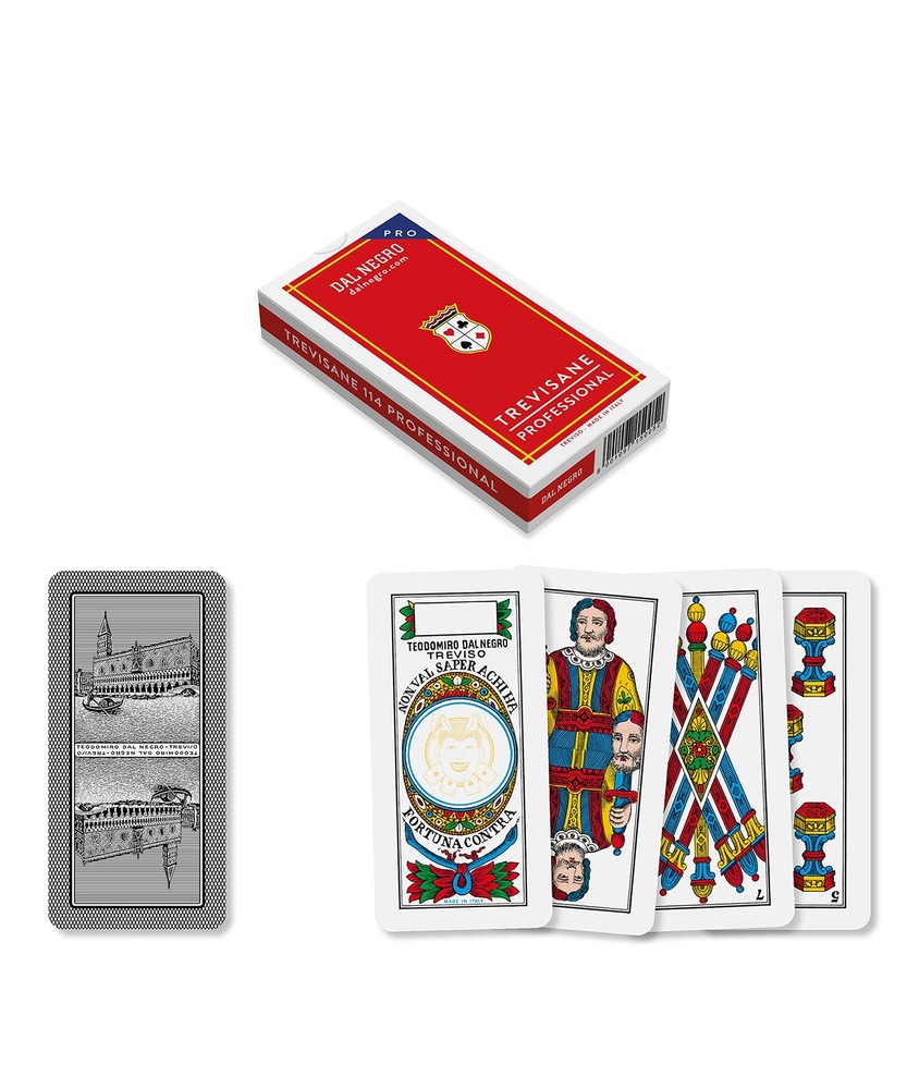 Dal Negro Trevisane Playing Cards, Red
