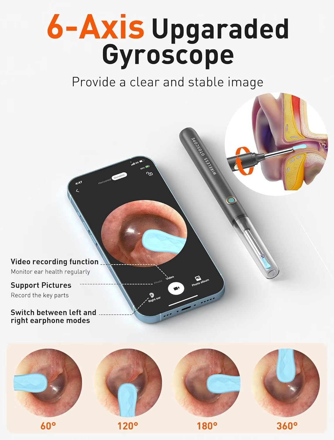 Ear Wax Removal Tool Camera - Ear Cleaner with 1080P HD Camera, FSA - HSA Store